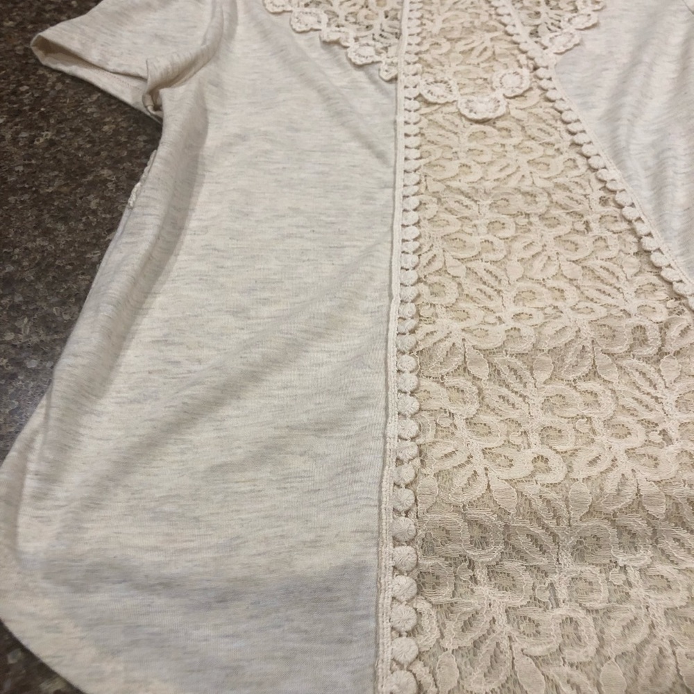 American Rag Lace Trim Top Size Small - Picture 7 of 12